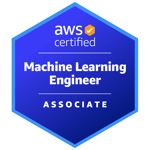 AWS Certified Machine Learning Engineer Associate certification badge